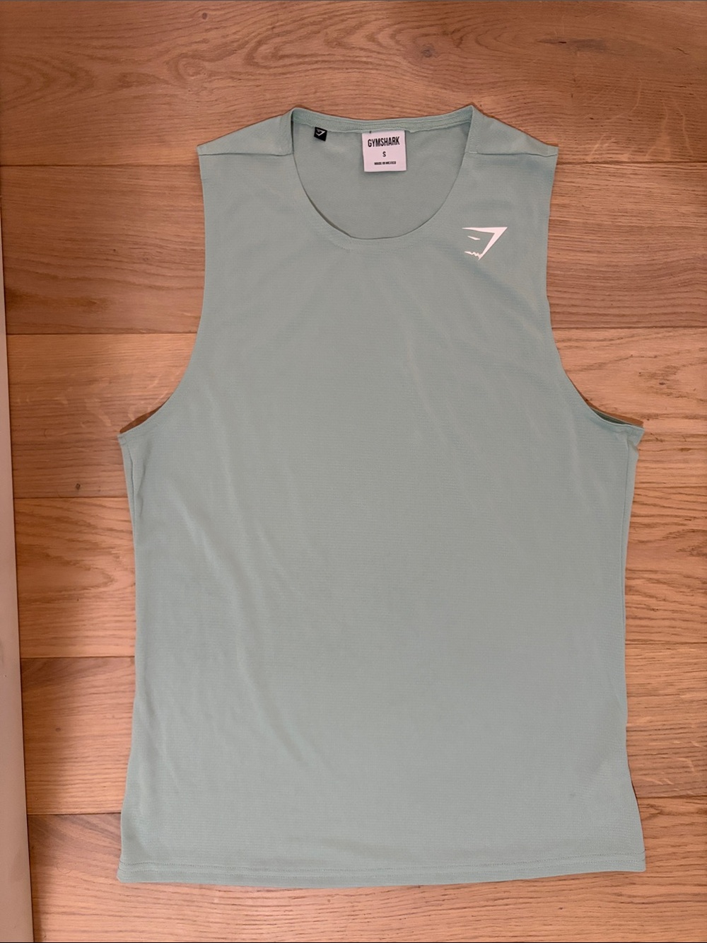 Gymshark Men's Sage Green Performance Sleeveless Tank
